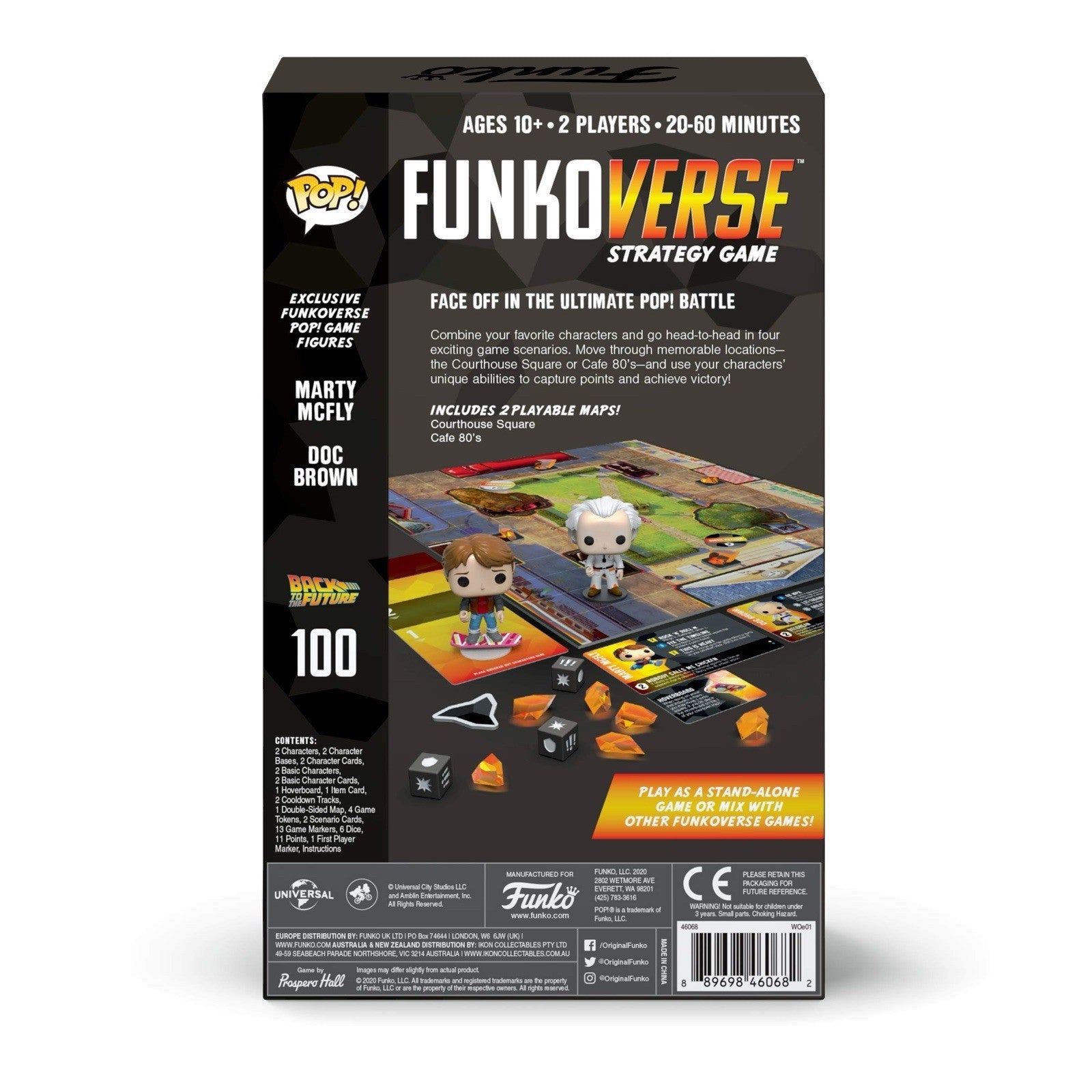 Funko Verse Back The To Future Juego De Estrategia - Spanish Version