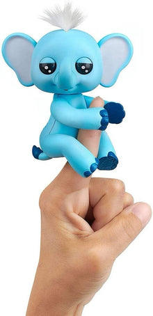 Fingerlings Gray Interactive Baby Elephant – WowWee Touch & Sound Toy