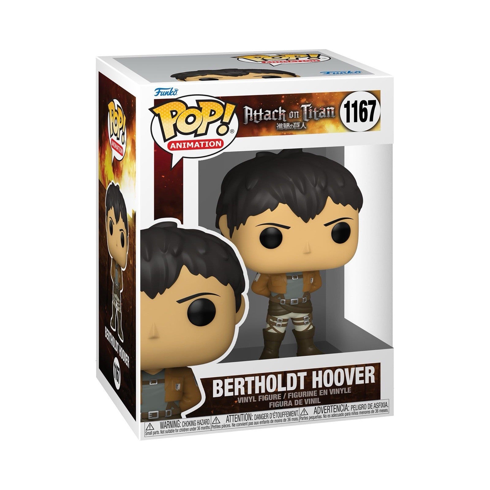 Funko Pop! Attack On Titan - Bertholdt Hoover #1167 (Damaged Box)