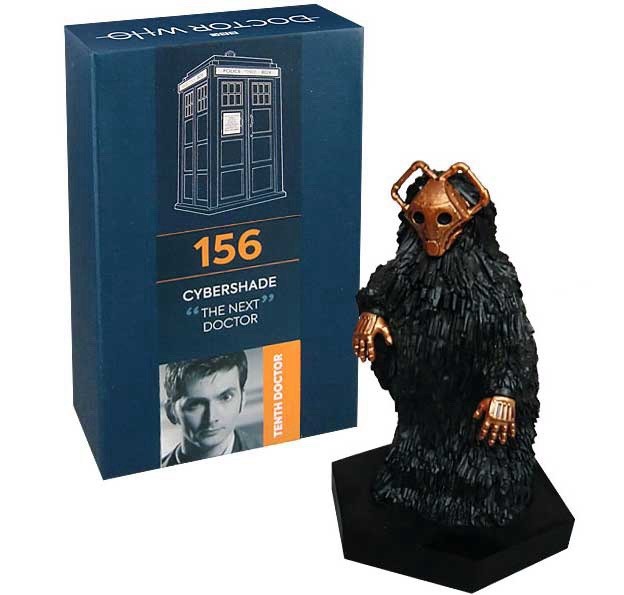 Eaglemoss Doctor Who Figurine Collection #156 Cybershade “The Next Doctor” & Mag