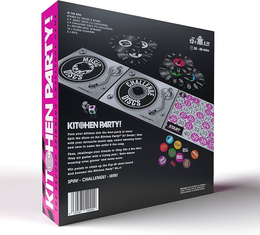 Kitchen Party - Music Party Board Game