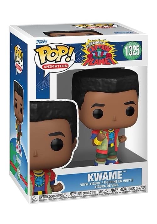 Funko POP! Animation The New Adventures Of Captain Planet Kwame #1325 (Damaged)