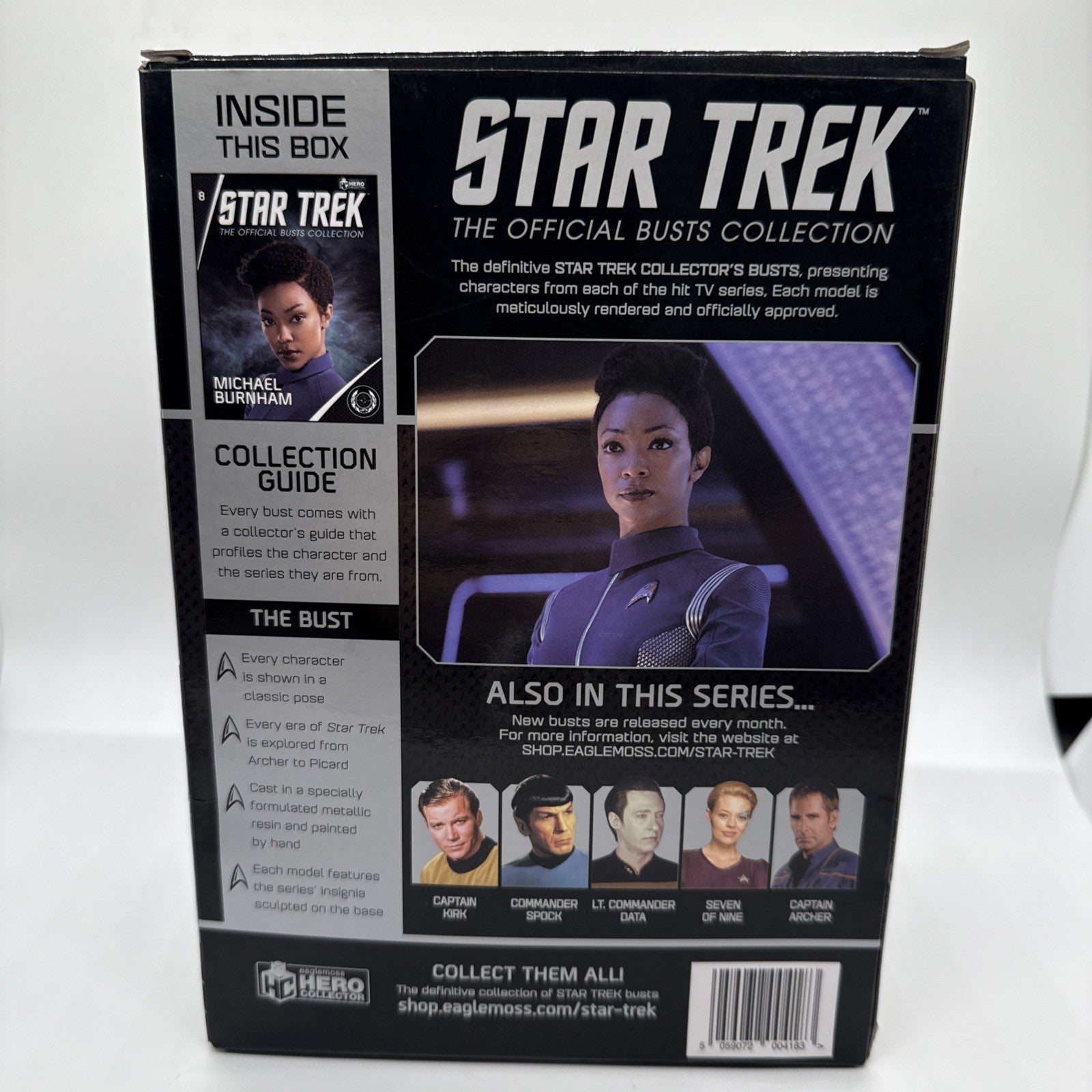 Star Trek Discovery Bust Michael Burnham Eaglemoss Hero Collector #8 (Box Wear)