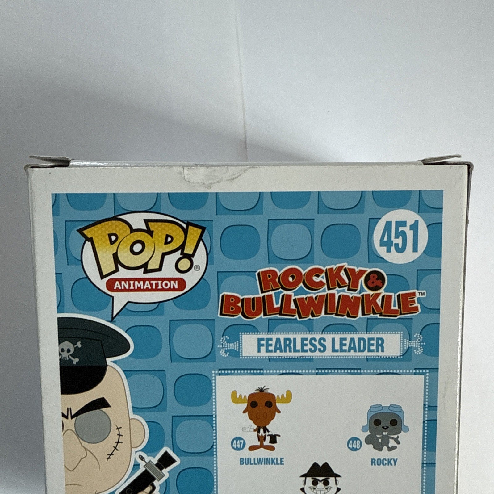 Funko Pop! #451 Rocky & Bullwinkle Fearless Leader Vinyl Figure (Minor Box Wear)
