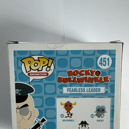 Funko Pop! #451 Rocky & Bullwinkle Fearless Leader Vinyl Figure (Minor Box Wear)