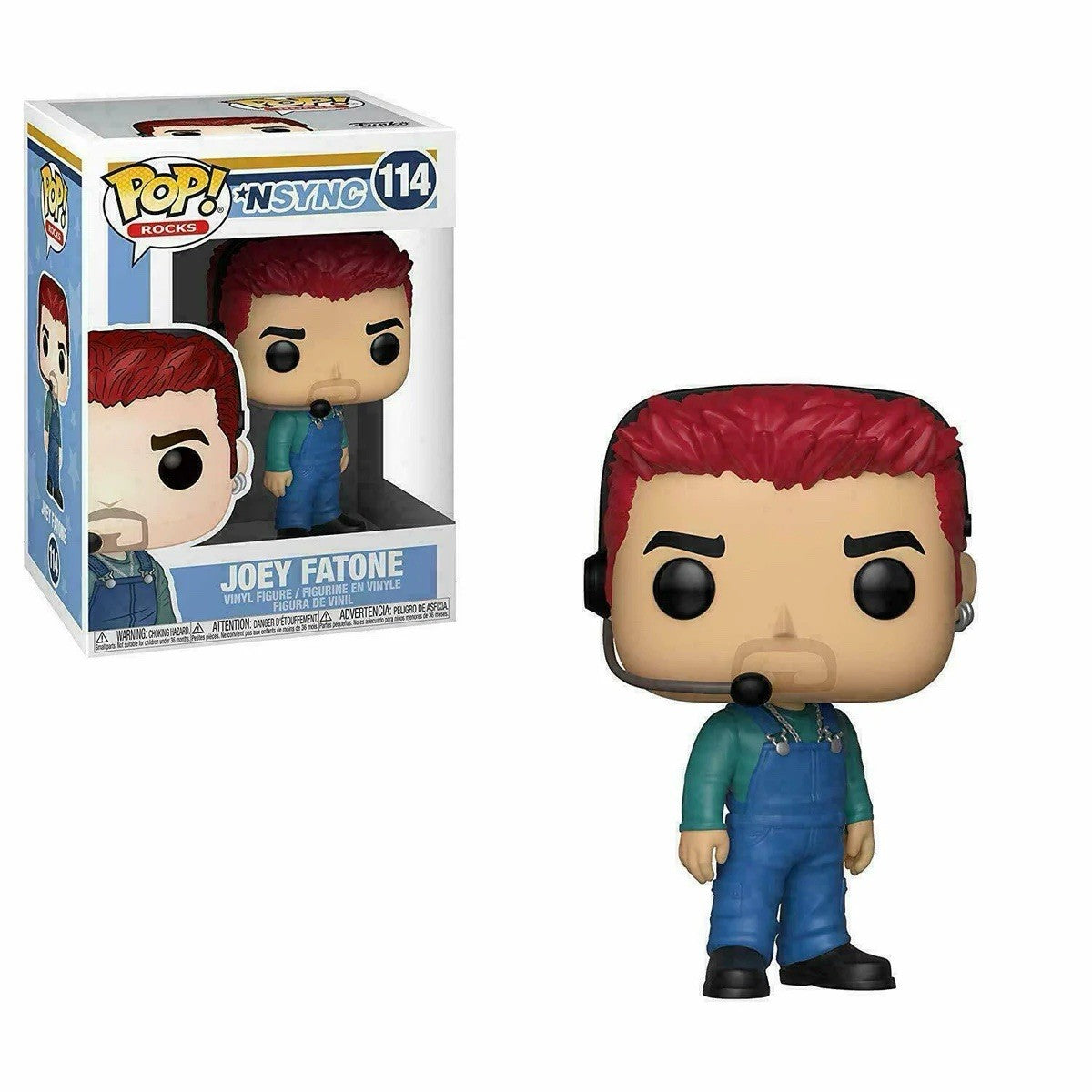 Funko Pop! Rocks NSYNC Joey Fatone #114 Vinyl Figure Collectible New
