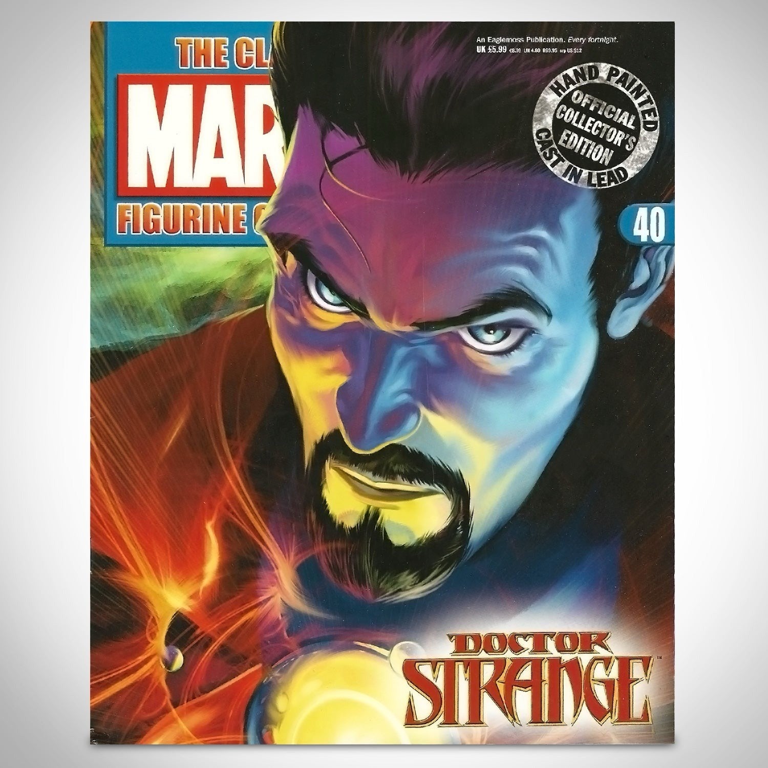 Eaglemoss Marvel Figurine Collection Nº 40 Doctor Strange Figure & Booklet