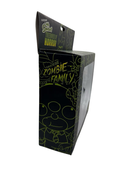Kidrobot The Simpsons Treehouse of Horror Zombie Family Glow Vinyl Figures