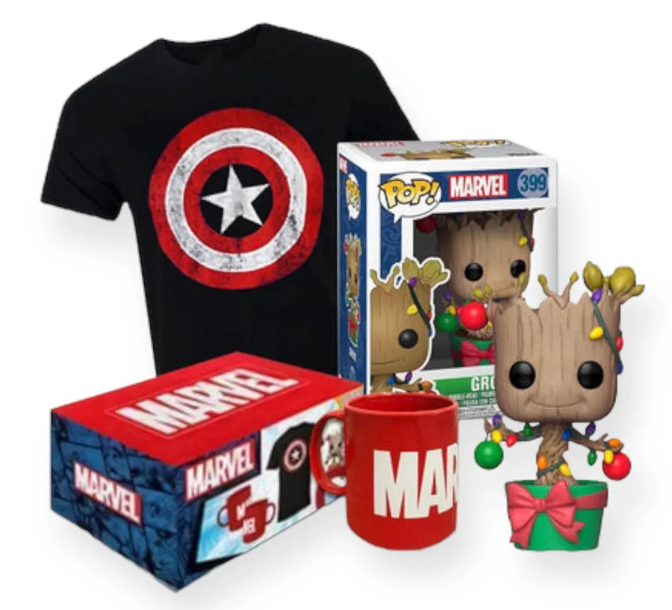 Wootbox - Marvel Collectors Gift Box Set - Holiday Groot - Medium
