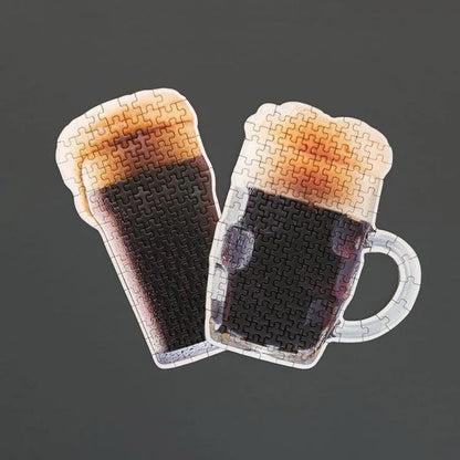 Luckies Beer Puzzle Stout Edition – 2x 100 Piece Jigsaw Set in Can Tin