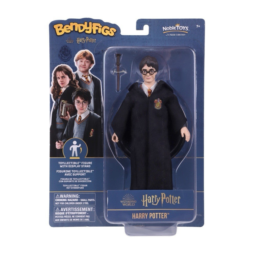 Noble Collection BendyFigs - Harry Potter Toyllectible Figure With Display Stand