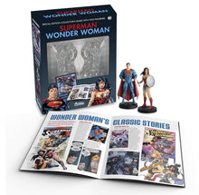 Eaglemoss DC Superman & Wonder Woman Collector’s Set with 2 Figurines & Book