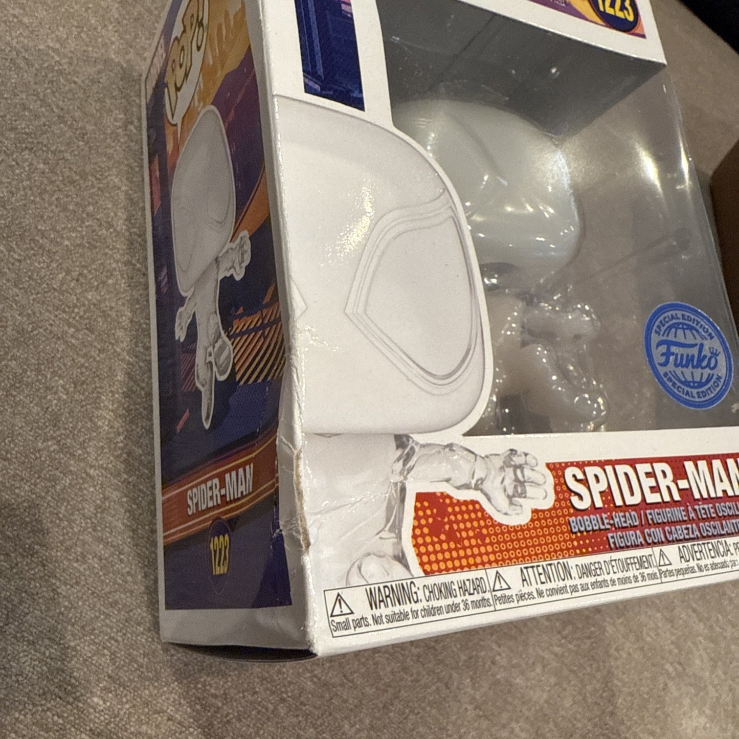Funko Pop! Spider-Man: Across the Spider-Verse #1223 Transparent - Rare Edition