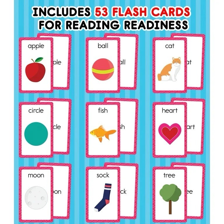 Carson Dellosa Brighter 54 Flash Cards First Words Essential Word Cards Age 4+