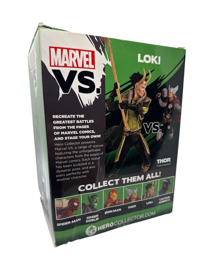 Eaglemoss Marvel VS. Loki 1:16 Scale Dynamic Statue Figure (Box Damaged)
