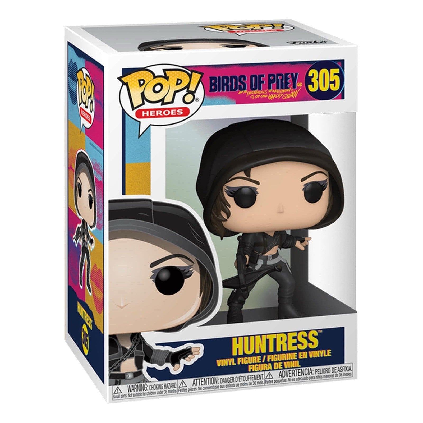 Funko Pop Heroes Birds of Prey Huntress #305 Vinyl Figure DC Comics