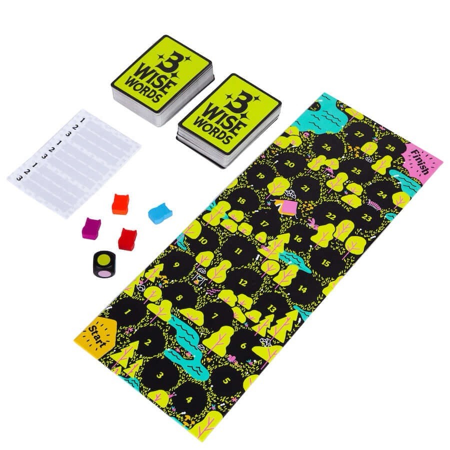3 Wise Words: A Word-Guessing, Clue-Stealing Family Game