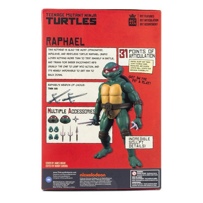 BST AXN TMNT Raphael Action Figure & Comic Book Set Teenage Mutant Ninja Turtles