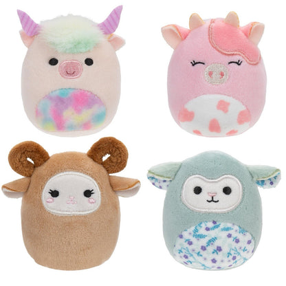 Squishville Squishmallows Barnyard Squad 4-Pack Mini Plush Set