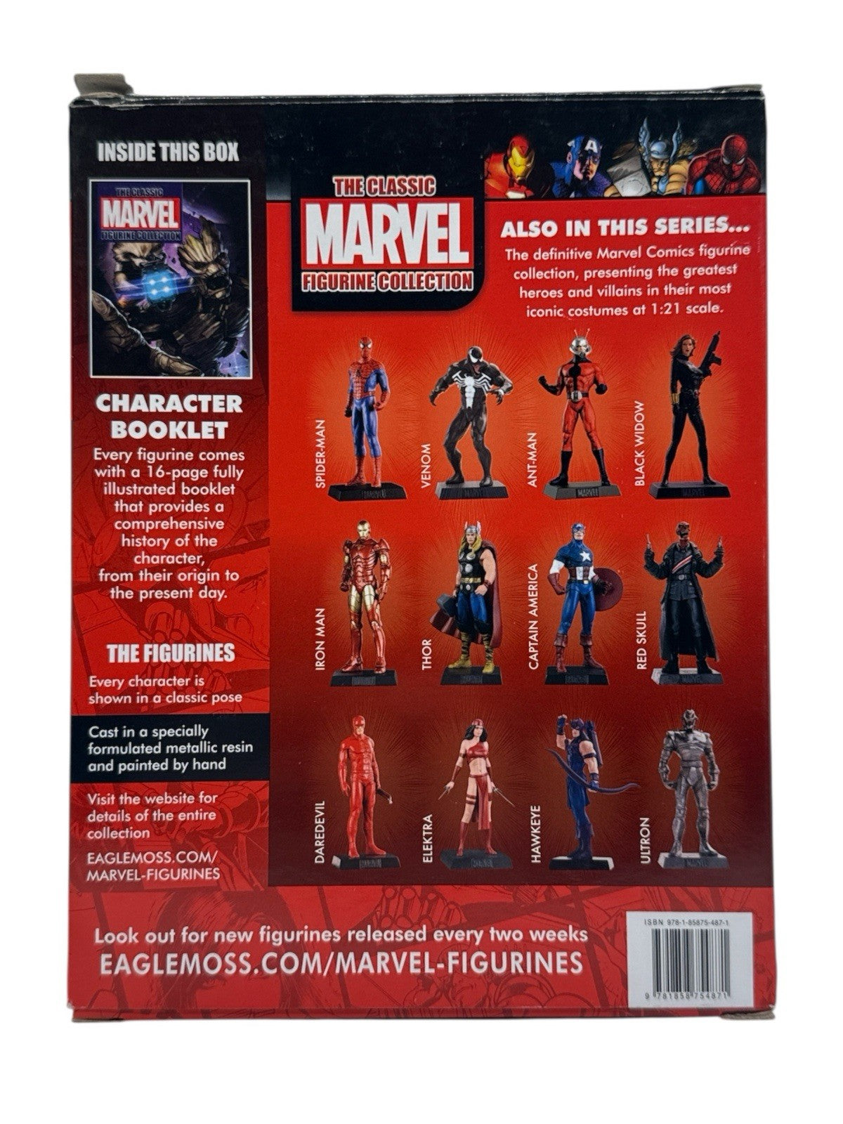 Eaglemoss Classic Marvel Figurine Collection – Rocket Raccoon & Groot (Box Worn)