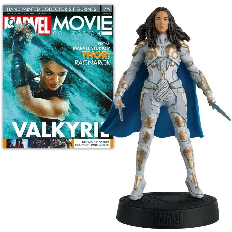 Eaglemoss Marvel Movie Collection #75 Valkyrie Figure Thor Ragnarok w/ Magazine