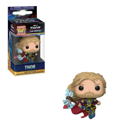 Funko Pocket Pop! Keychain Marvel Thor Love and Thunder Thor Figure