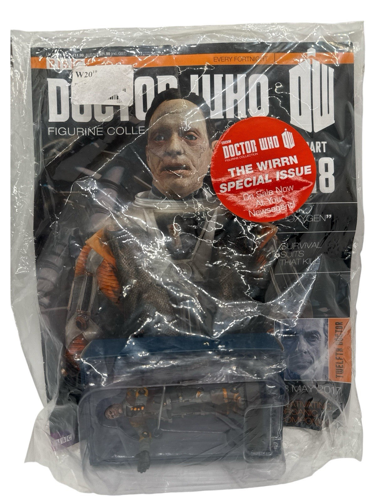 Eaglemoss Doctor Who Figurine Collection #118 Spacesuit Zombie w/ Magazine