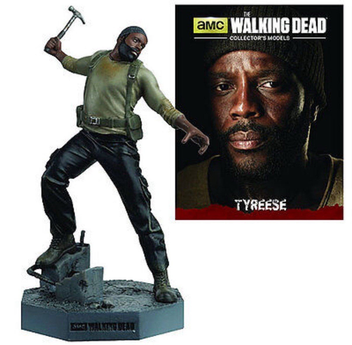 Eaglemoss The Walking Dead Collector’s Model Tyreese Figure with Magazine