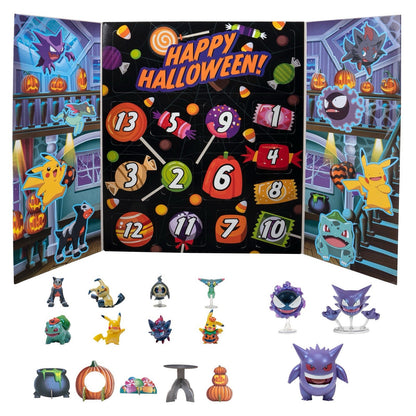 Pokémon Halloween Countdown Calendar Jazwares – 16 Figures & Accessories Set