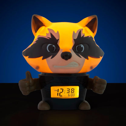 BulbBotz Marvel Avengers Rocket Raccoon Night Light Alarm Clock