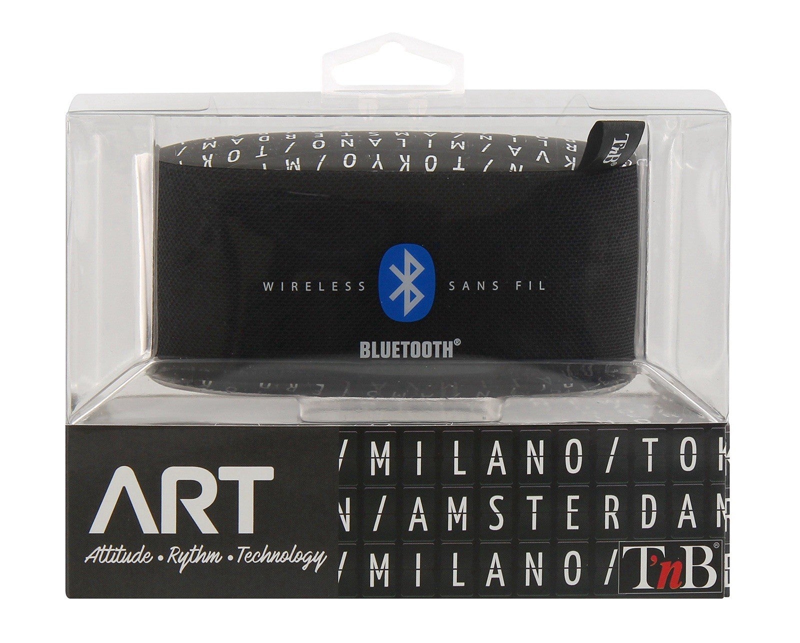 T 'nB ART Trip Bluetooth Speaker 5 W Trip Design - Black/White