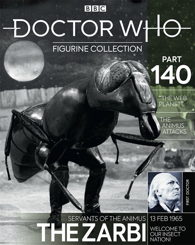 Eaglemoss Doctor Who Figurine Collection #140 The Zarbi w/ Magazine