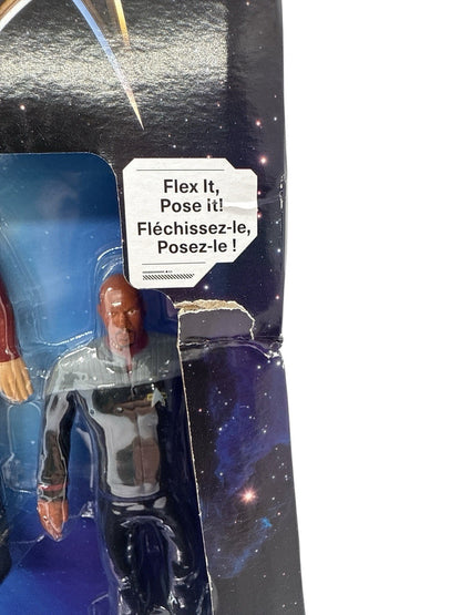 Star Trek FleXfigs The Captains 4-Pack Kirk, Pike, Picard & Sisko (Box Damaged)