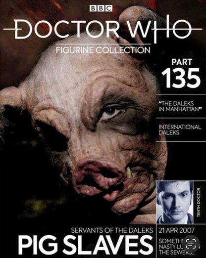 Eaglemoss Doctor Who Figurine Collection #135 Pig Slaves with Magazine