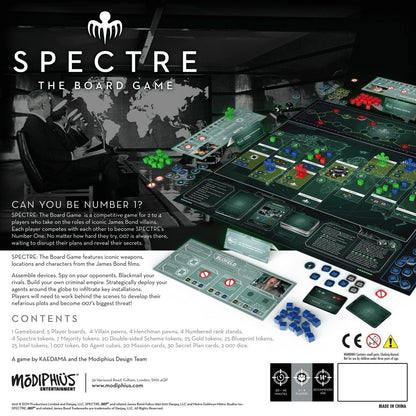James Bond 007 Spectre The Board Game – Strategy Game by Modiphius