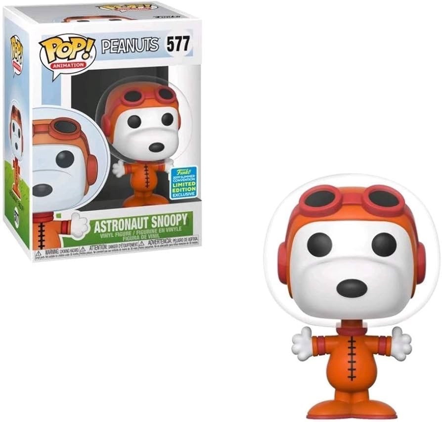 Funko Astronaut Snoopy #577 Peanuts 2019 SDCC Edition Exclusive (Damaged Box)