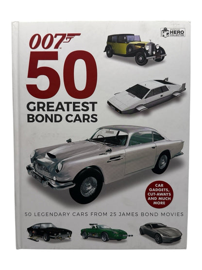 James Bond 50 Greatest Bond Cars Hardcover Book – Eaglemoss Hero Collector (2020