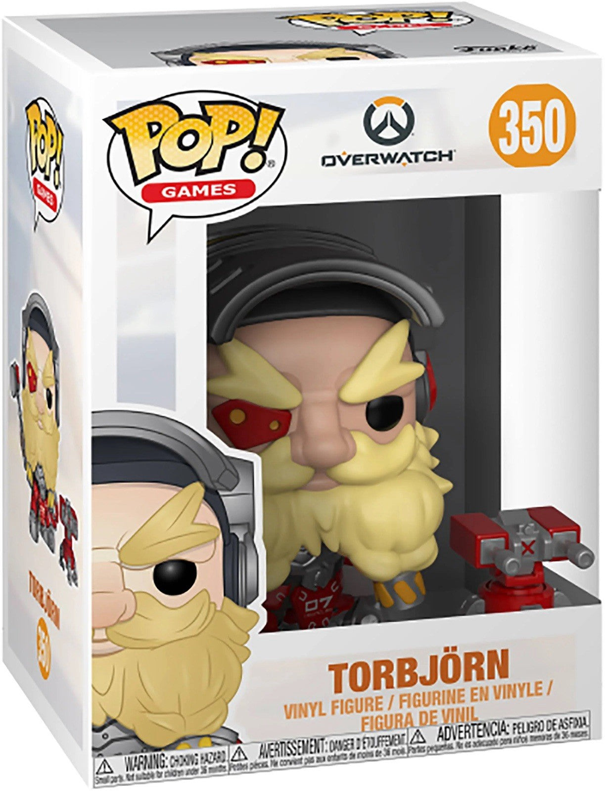 Funko Pop! Games Overwatch Torbjörn #350 Vinyl Figure Collectible