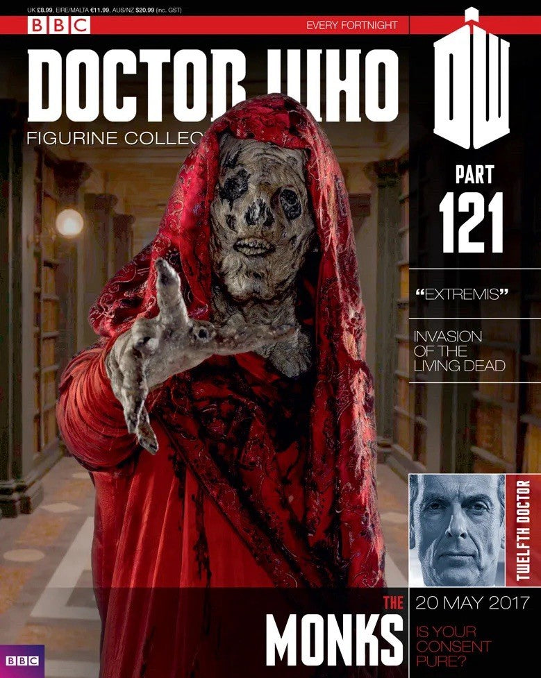 Eaglemoss Doctor Who Figurine Collection #121 The Monk “Extremis” w/ Magazine