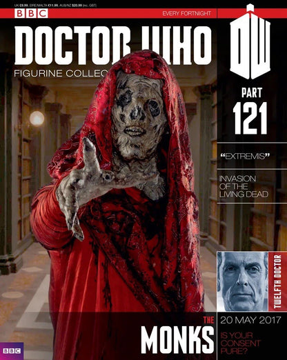 Eaglemoss Doctor Who Figurine Collection #121 The Monk “Extremis” w/ Magazine