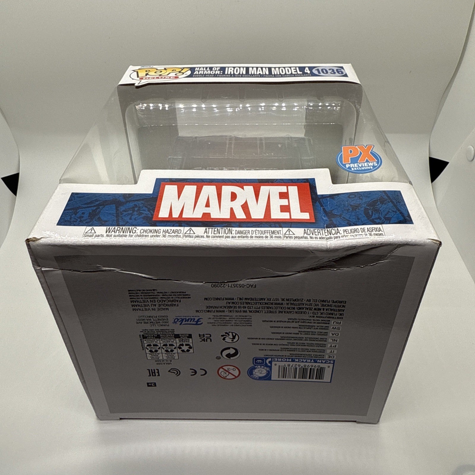 Funko Pop! Deluxe - Marvel Hall Of Armor: Iron Man Model 4 PX Exclusive #1036