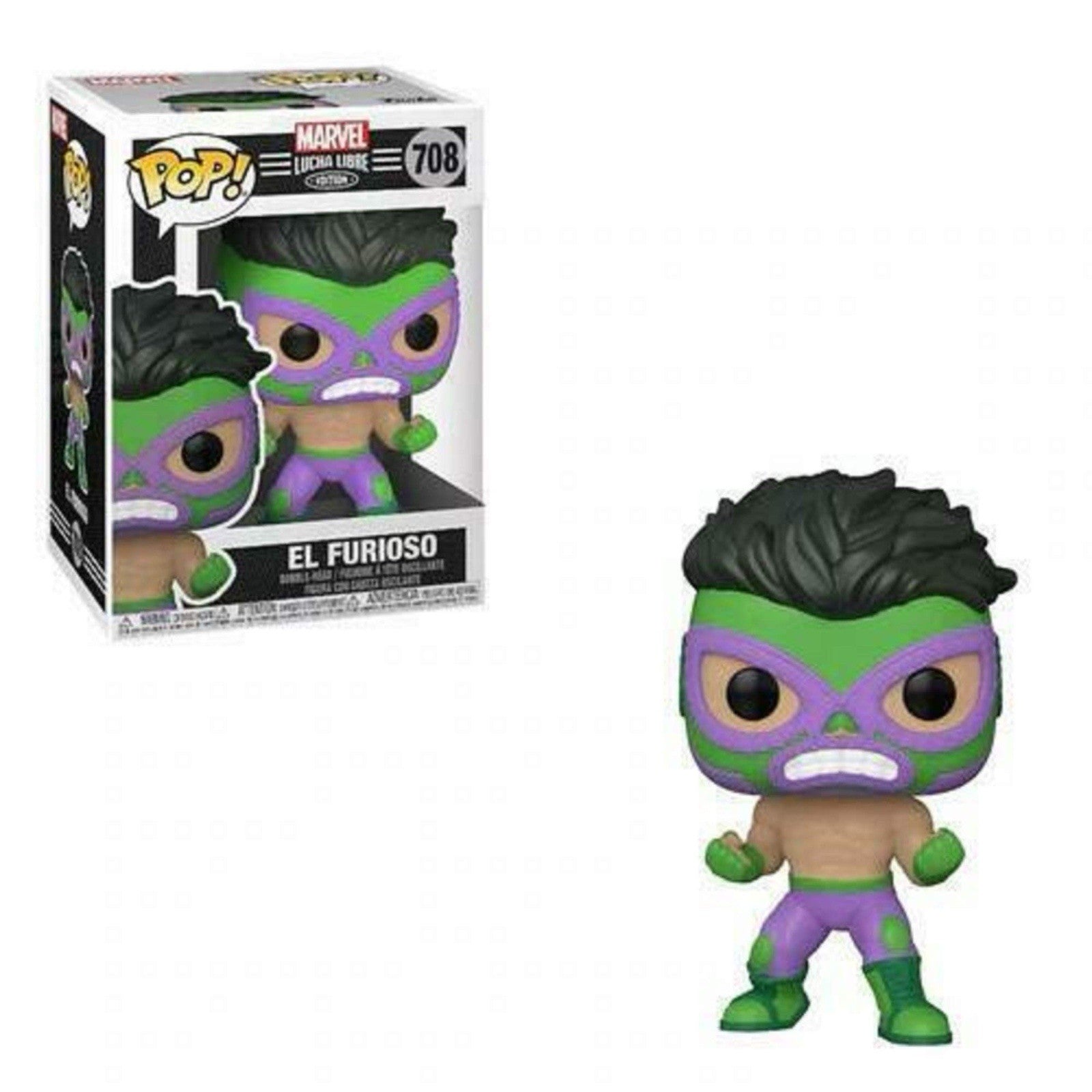 Funko Pop! Marvel Lucha Libre Edition El Furioso #708 Vinyl Figure