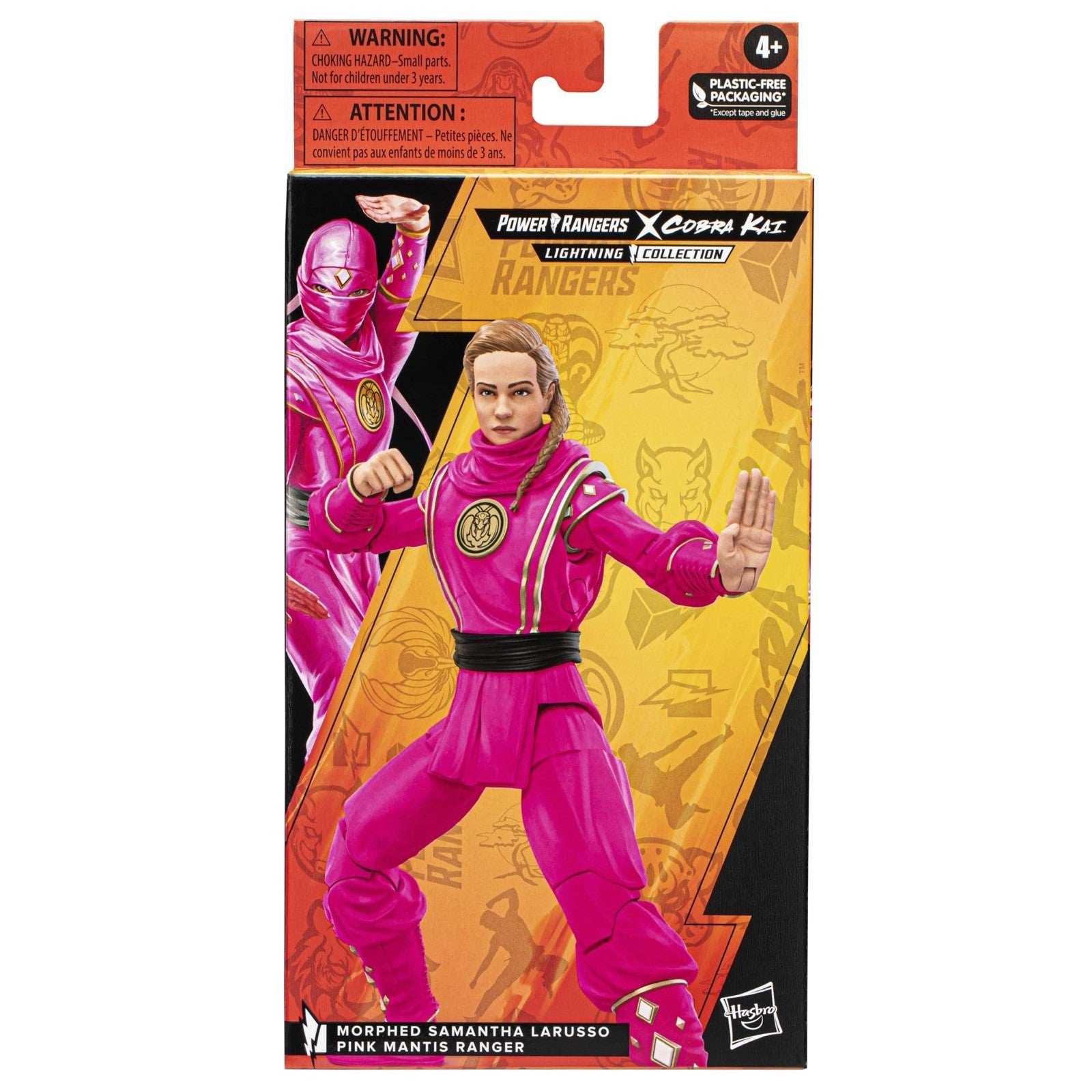 Hasbro Power Rangers x Cobra Kai Samantha LaRusso Pink Mantis Ranger Figure