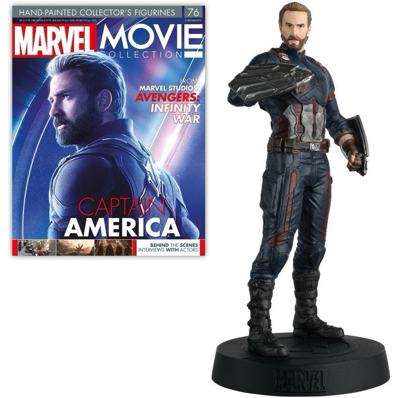 Eaglemoss Marvel Movie Figurine #76 Captain America Avengers Infinity War