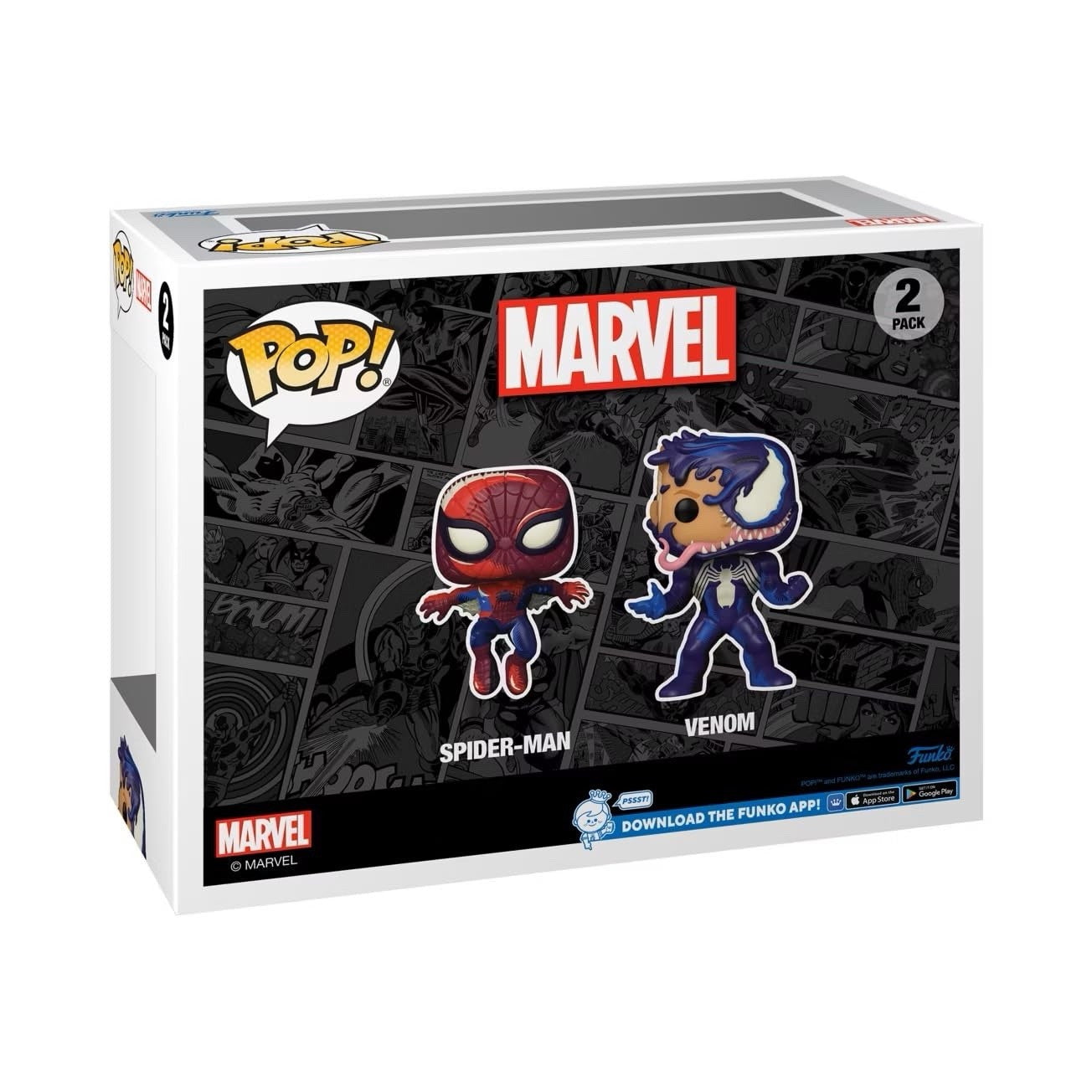 Funko Pop! Marvel Spider-Man & Venom 2 Pack Vinyl Figures