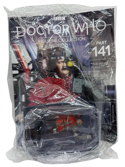 Eaglemoss Doctor Who Figurine Collection #141 The Pirate Captain w/ Magazine