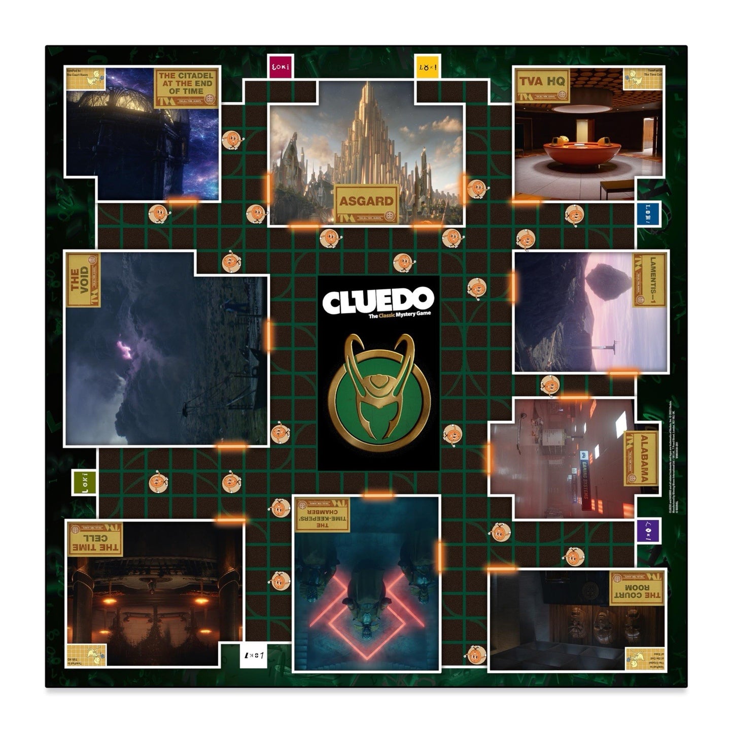 Cluedo Marvel Loki Board Game Classic Mystery Game 2–6 Players Ages 12+