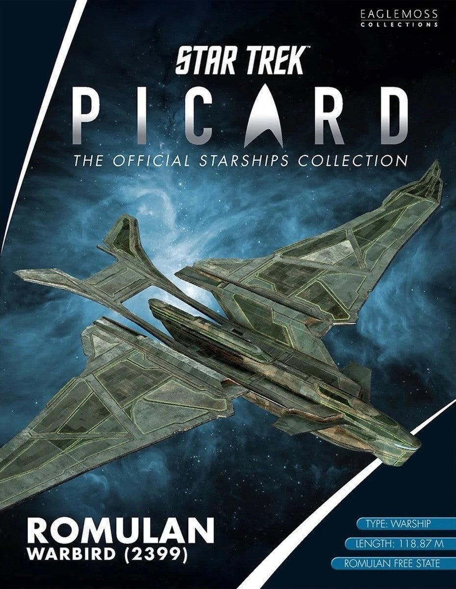 Eaglemoss Star Trek Picard Romulan Warbird Starship with Magazine
