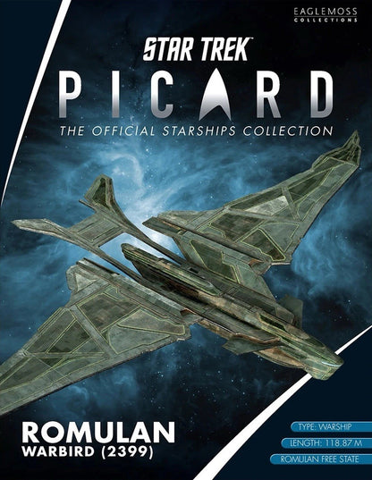 Eaglemoss Star Trek Picard Romulan Warbird Starship with Magazine