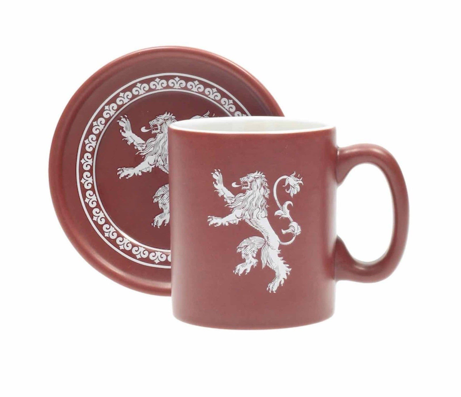 Game of Thrones Set of 4 Espresso Mugs with Saucers – House Sigils
